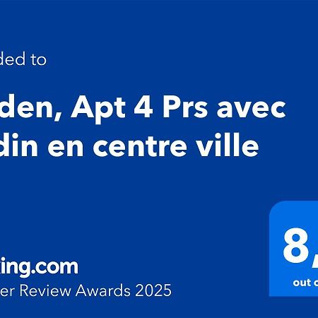 L'Eden, Apt 4 Prs Avec Jardin En Centre Ville Ντιζόν Εξωτερικό φωτογραφία